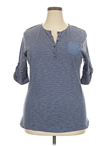 Lauren Jeans Co. Long Sleeve Henley (view 1)