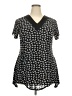 Unbranded Black Short Sleeve Top Size XXL - photo 1