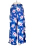 Unbranded Floral Blue Casual Pants Size XS - photo 2