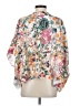 Sterling Kreek Floral White 3/4 Sleeve Blouse Size S - photo 2