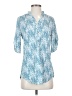 Perseption Concept Teal 3/4 Sleeve Blouse Size S - photo 1