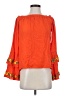 Jess Lea Orange Long Sleeve Blouse Size S - photo 1