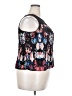 Xhilaration 100% Polyester Black Sleeveless Blouse Size XXL - photo 4
