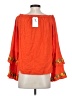 Jess Lea Orange Long Sleeve Blouse Size S - photo 2