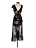 Assorted Brands 100% Polyester Floral Black Cocktail Dress Size XS - photo 2