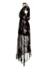 Assorted Brands 100% Polyester Floral Black Cocktail Dress Size XS - photo 5