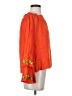Jess Lea Orange Long Sleeve Blouse Size S - photo 4