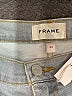 FRAME Chevron-herringbone Blue Jeans Size 33 waist - photo 4
