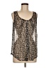 Quintessential 100% Polyester Black Sleeveless Blouse Size M - photo 1