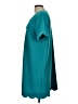 Assorted Brands Solid Teal Casual Dress Size L - photo 5