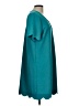 Assorted Brands Solid Teal Casual Dress Size L - photo 4