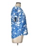 AUW Blue Short Sleeve Blouse Size L - photo 4
