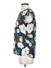 DR2 100% Polyester Floral Blue Short Sleeve Blouse Size XS - photo 5