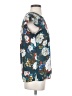 DR2 100% Polyester Floral Blue Short Sleeve Blouse Size XS - photo 4