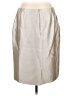 J.Crew Metallic Silver Wool Skirt Size 12 - photo 2