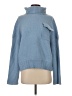 New In Solid Blue Turtleneck Sweater Size S - photo 1