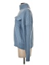 New In Solid Blue Turtleneck Sweater Size S - photo 5