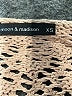 Moon & Madison 100% Polyester Tan Poncho Size XS - photo 7