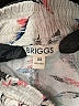 Briggs Floral Silver Linen Pants Size XS - photo 4