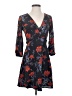 Madewell Print Black Cocktail Dress Size 0 - photo 1