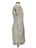 Lie 100% Rayon Checkered-gingham Ivory Casual Dress Size 0 - photo 4