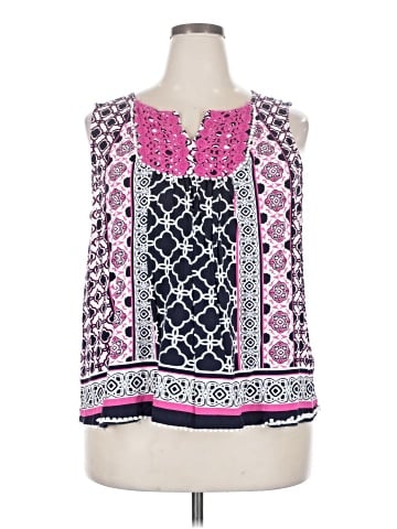 Crown & Ivy Sleeveless T-Shirt (view 1)