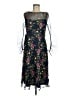 JS Collections 100% Polyester Floral Black Blue Cocktail Dress Size 6 - photo 1