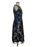 JS Collections 100% Polyester Floral Black Blue Cocktail Dress Size 6 - photo 4