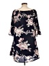 Unbranded Floral Blue Casual Dress Size L - photo 2