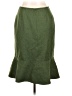 Le Suit 100% Polyester Solid Green Casual Skirt Size 10 - photo 2