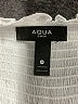 Aqua 100% Rayon Ivory Shorts Size M - photo 3