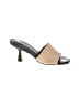 Steve Madden Color Block Ivory Black Heels Size 9 1/2 - photo 1