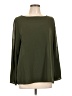 MICHAEL Michael Kors Green Long Sleeve Blouse Size L - photo 1