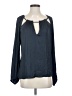 Calvin Rucker 100% Polyester Blue Long Sleeve Blouse Size XS - photo 1