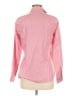 Foxcroft Checkered-gingham Pink Long Sleeve Blouse Size 6 - photo 2