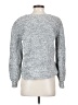 Gap 100% Cotton Tweed Silver Pullover Sweater Size XS - photo 2
