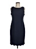 Glamour Solid Blue Cocktail Dress Size 8 (petite) - photo 1