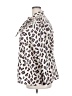 ELOQUII 100% Polyester Animal Print Ivory Long Sleeve Blouse Size 20 - photo 5