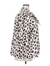 ELOQUII 100% Polyester Animal Print Ivory Long Sleeve Blouse Size 20 - photo 4