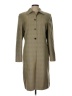 Larry Levine 100% Polyester Checkered-gingham Brown Green Coat Size 12 - photo 1