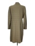 Larry Levine 100% Polyester Checkered-gingham Brown Green Coat Size 12 - photo 2