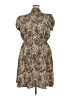 Speed Control Animal Print Brown Casual Dress Size 2X - photo 2