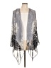 S.L. Fashions 100% Polyester Gray Kimono Size 10 - photo 1