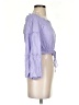 Style Rack 100% Rayon Purple 3/4 Sleeve Blouse Size S - photo 4
