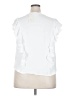 A New Day 100% Polyester White Short Sleeve Blouse Size XXL - photo 2