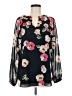 CAbi 100% Polyester Black 3/4 Sleeve Blouse Size M - photo 1