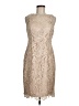 Adrianna Papell 100% Polyester Tan Cocktail Dress Size 6 - photo 1