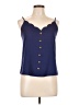 Shein Blue Sleeveless Blouse Size S - photo 1