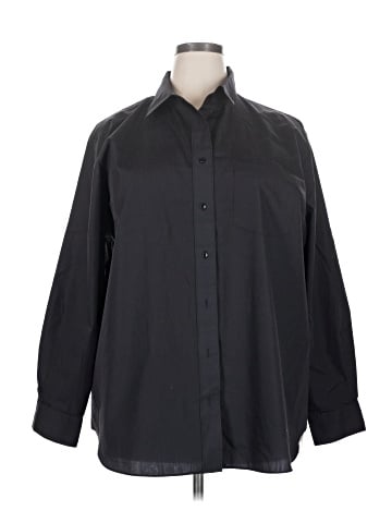 Foxcroft Long Sleeve Button-Down Shirt (view 1)