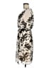 Robbie Bee 100% Polyester Graphic Gray Brown Cocktail Dress Size M - photo 5